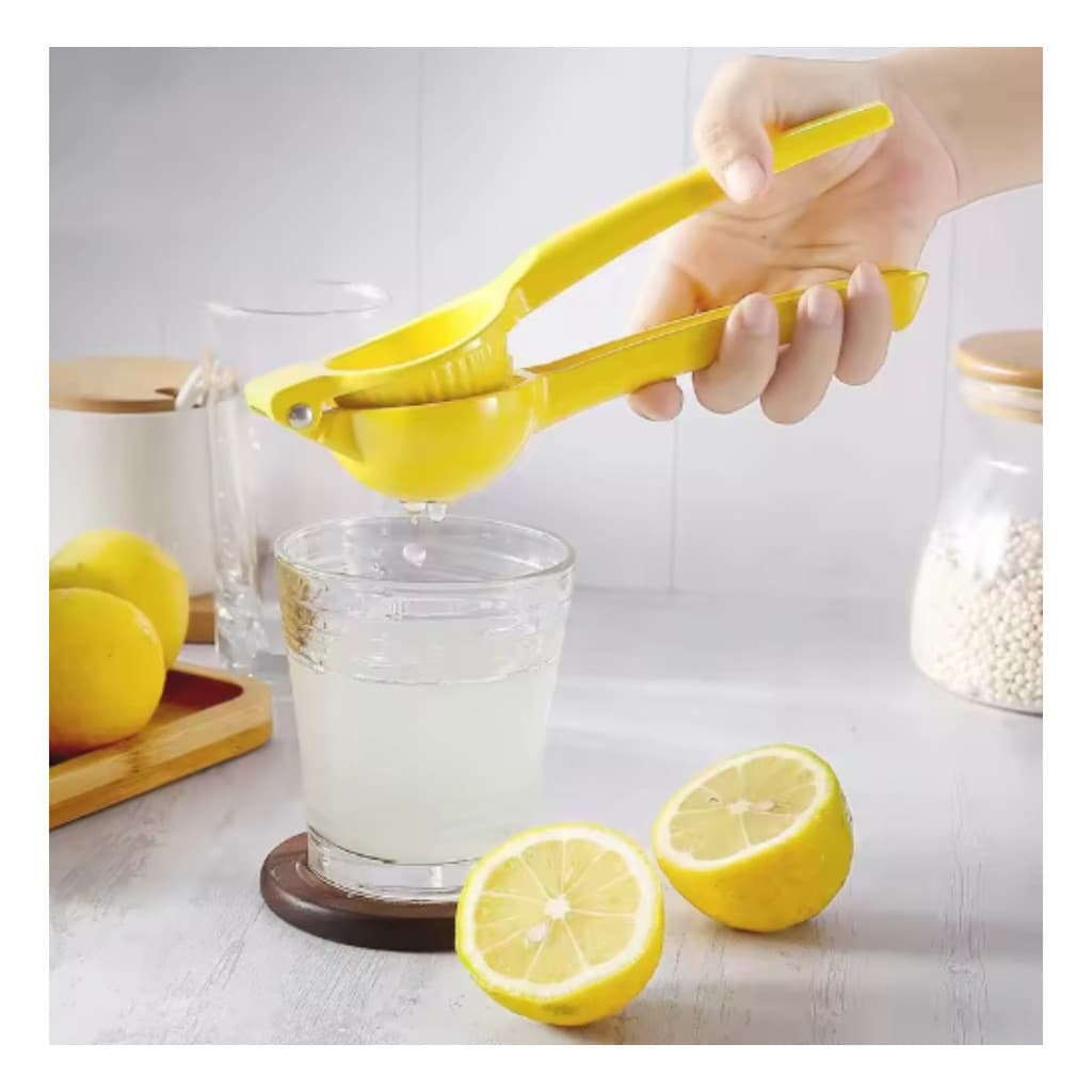 Espremedor De Limão Laranja Frutas Suco Manual Aluminio