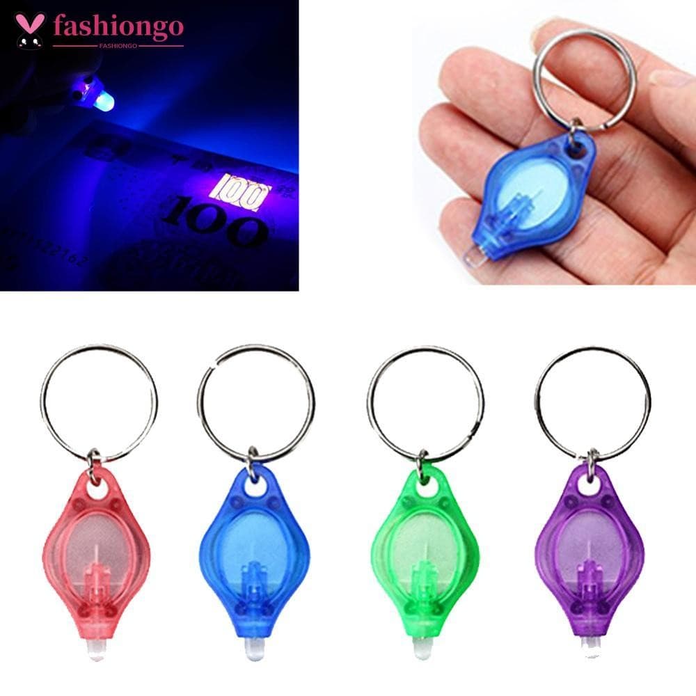 FASHIONGO UV Mini Chaveiro Lanterna LED Tocha E5J5