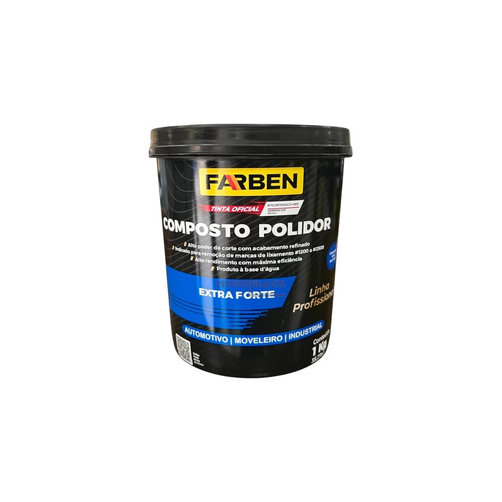 Composto Polidor Massa De Polimento Polir Extraforte 1kg Farben