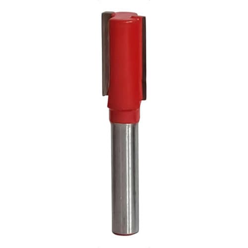 Fresa Reta 12mm Haste 6mm Corte Duplo Para Madeira Tupia