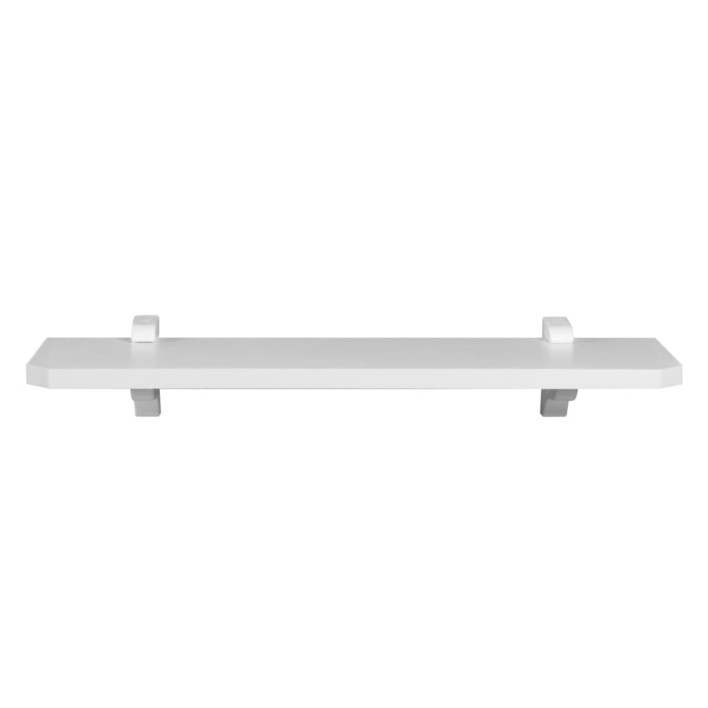 Prateleira de Parede MDF Branca 15x30cm Suporte Bico de Tucano Organizadora