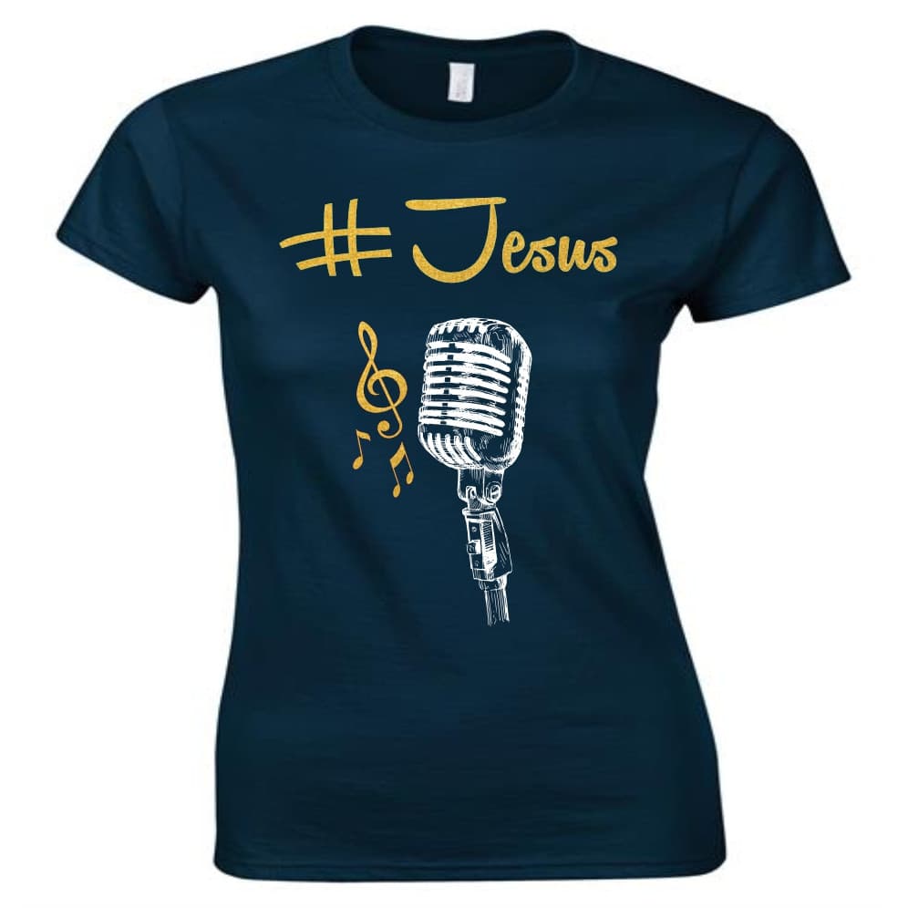Linda Camiseta,Blusa Microfone Gospel Feminina,100% algodão,modelos exclusivos Premium Envio Imediato