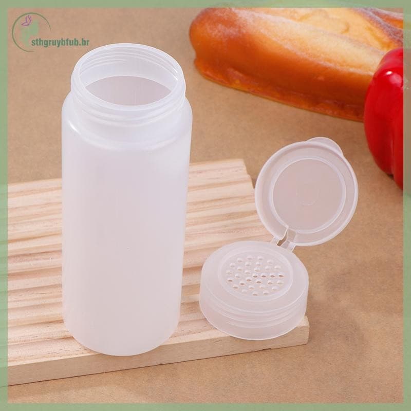 STHB 1 Pcs 400g Flip Cover Garrafa De Talco Recarregável Dispensador De Cosméticos Recipiente De Plástico Frascos Vazios