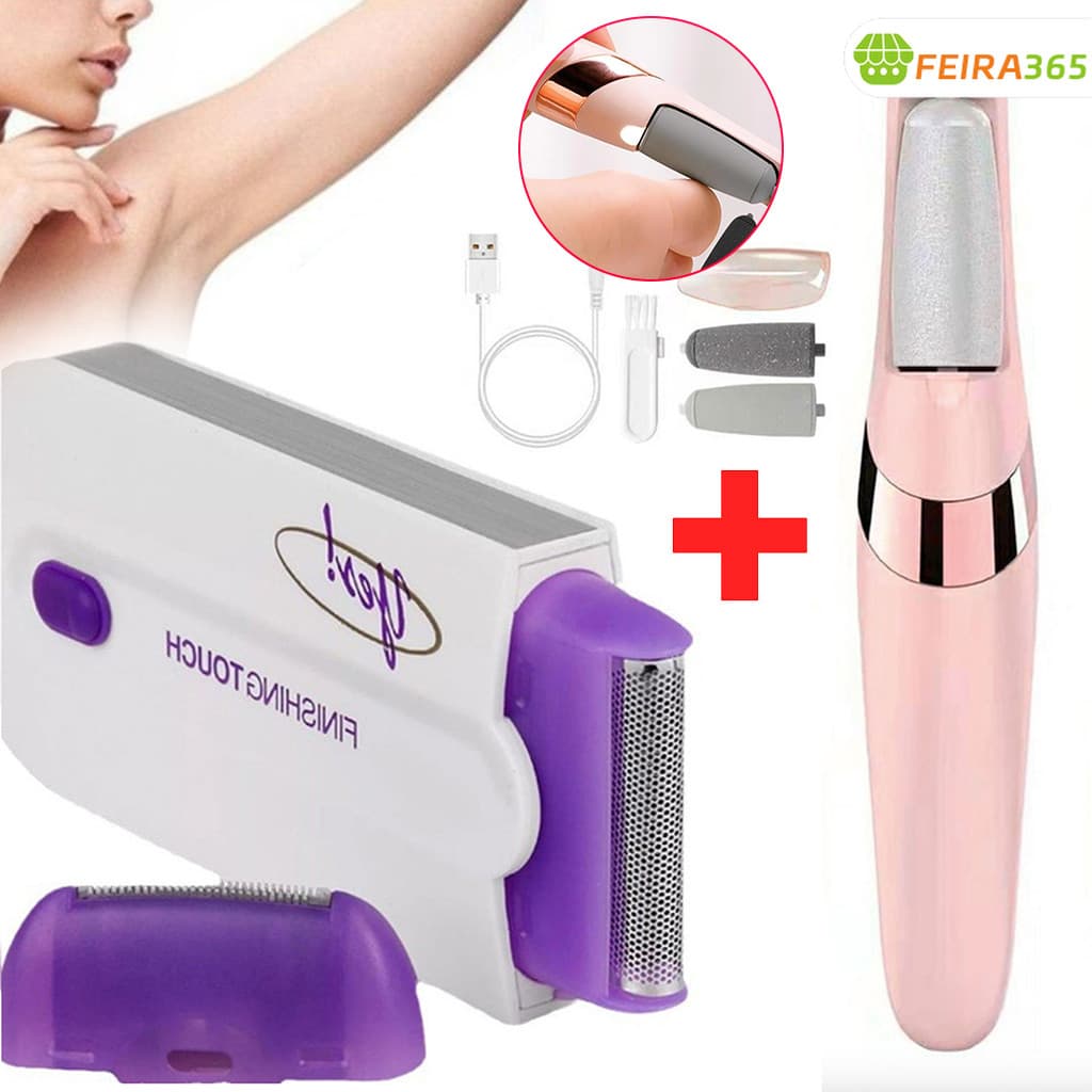 Kit de cuidados femininos lixadeira elétrica portátil profissional para pés