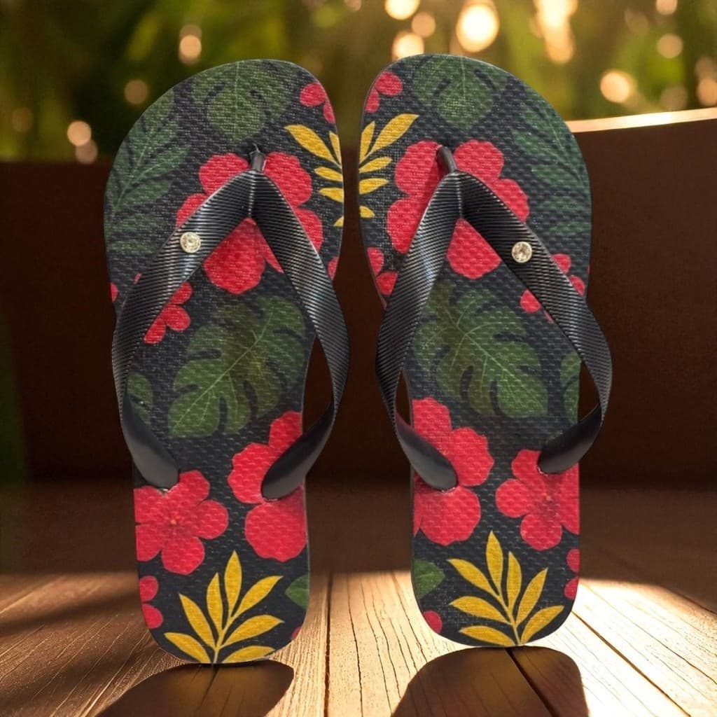 Chinelo De Dedo Com Correia E Estampas Diferenciadas Leve E Confortável