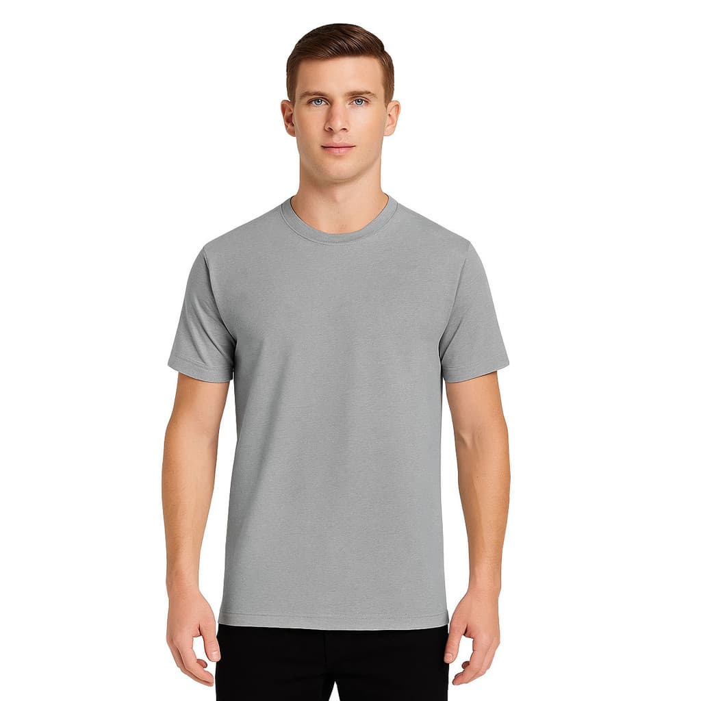 Camiseta Masculina Camisa Básica Algodão 30.1 Lisa