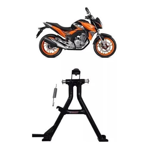 Cavalete Pé Apoio Central Moto Cb 250f Twister 2016 Até 2022 Chapam