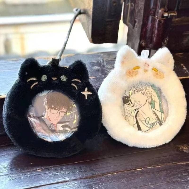 2Pcs Estojo Protetor De Crachás De Pelúcia Ita Para Bolsas De 58mm E 75mm Anime Badges Decoração Acessórios Alfinetes