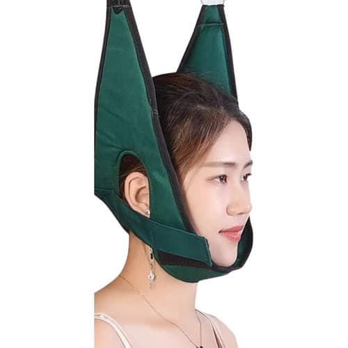 Cinta Tração Cervical Suporte De Metal Alongamento Pescoço