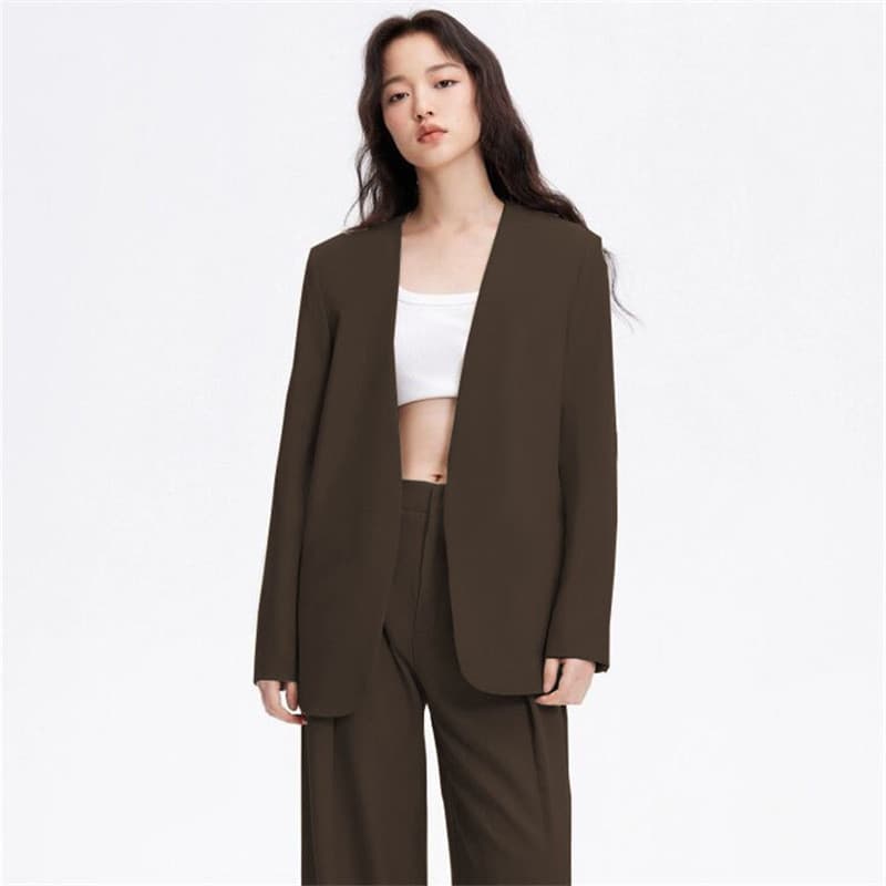 Primavera outono novo estilo terno terno deusa estilo 2024 moda Casual solto venda quente irmã real terno explosão rua