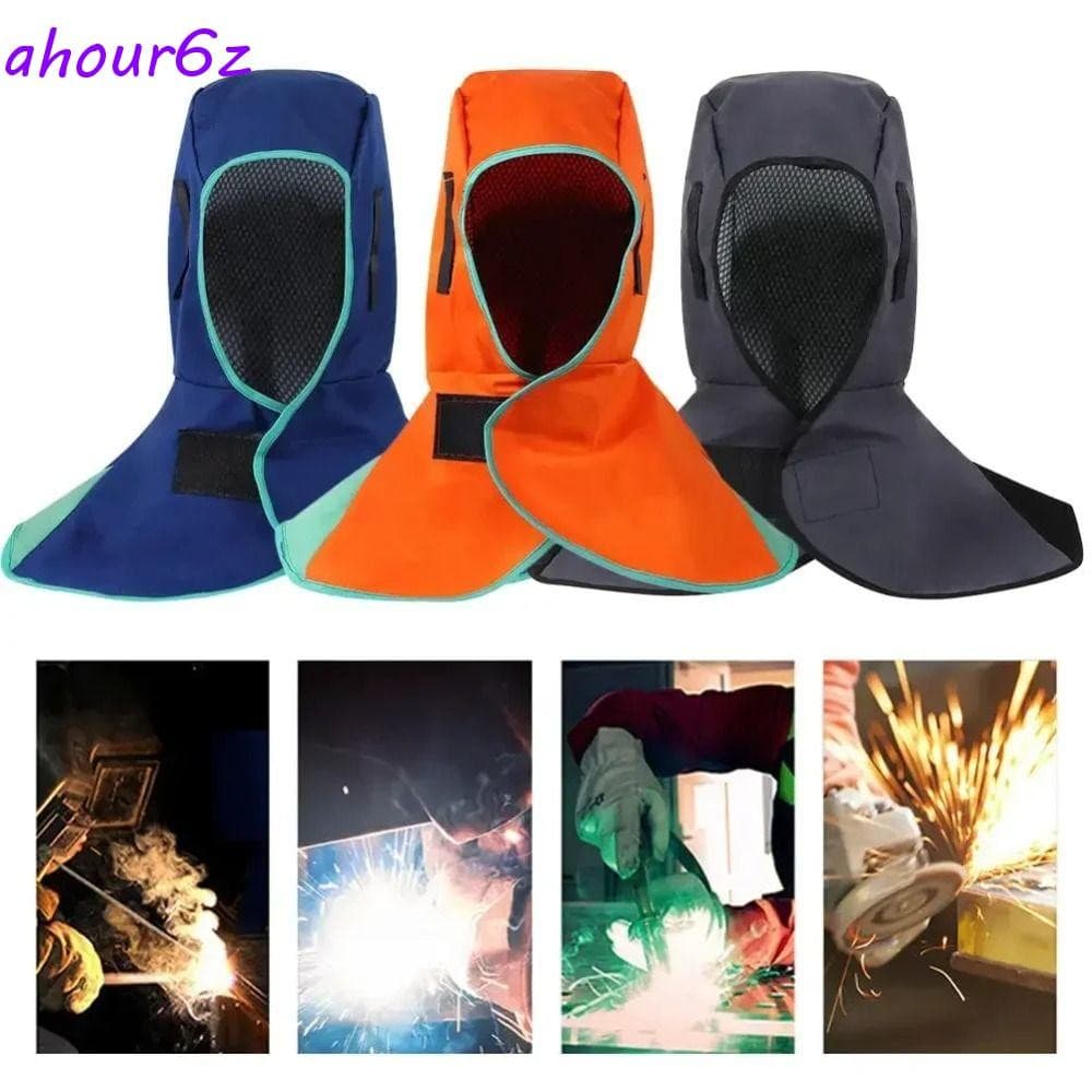 AHOURZ Capacete De Soldagem De Proteção Total , Respirável À Prova De Escaldadura Portátil Poeira Soldador De Capuz Fogo