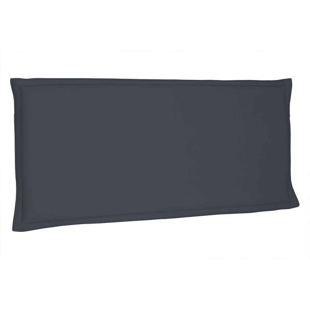 Cabeceira Painel Solteiro 90 cm Veneza Suede Cinza - Pallazio