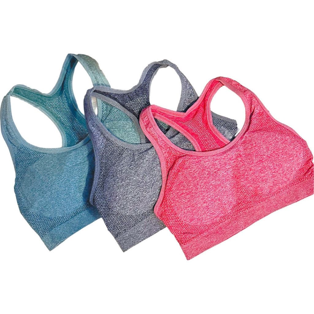 Kit 4 Tops Com Bojo Esportivo Fitness Academia Yoga Ciclismo caminhada
