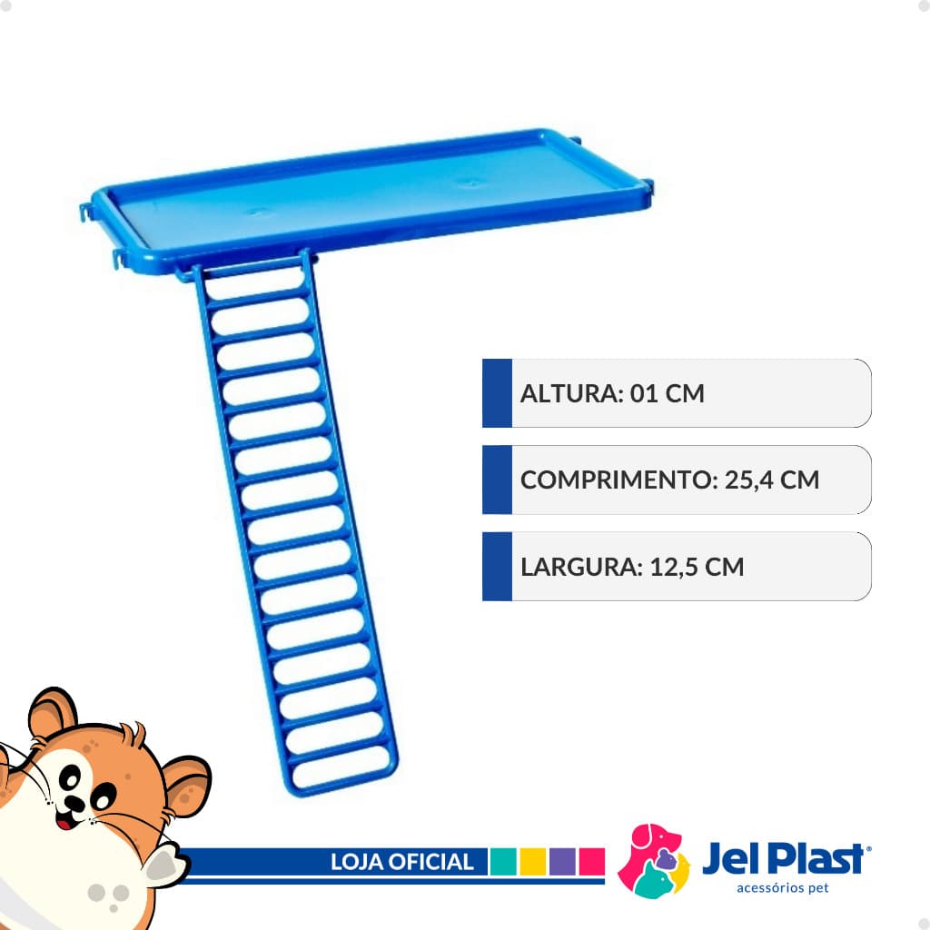 Kit andar e escada para gaiola de hamster
