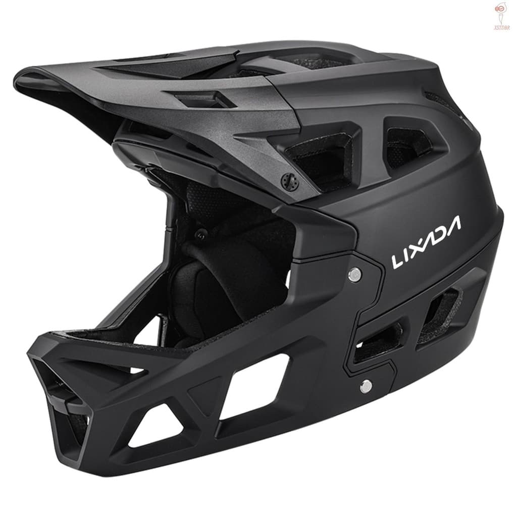 Capacete De Mountain Bike De Rosto Inteiro Adulto Corrida Downhill MTB Para Homem/Mulher Com Viseira Sobre