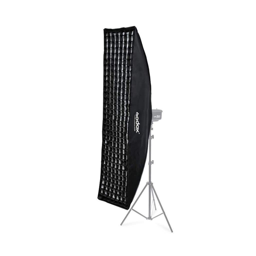 Softbox Greika 35X140cm Montagem Bowens Com Grid + Bolsa