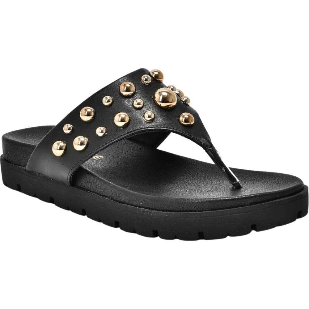 Sandália Chinelo Flatform Spikes Metalizadas Trendy Moda 102-002 Via Marte