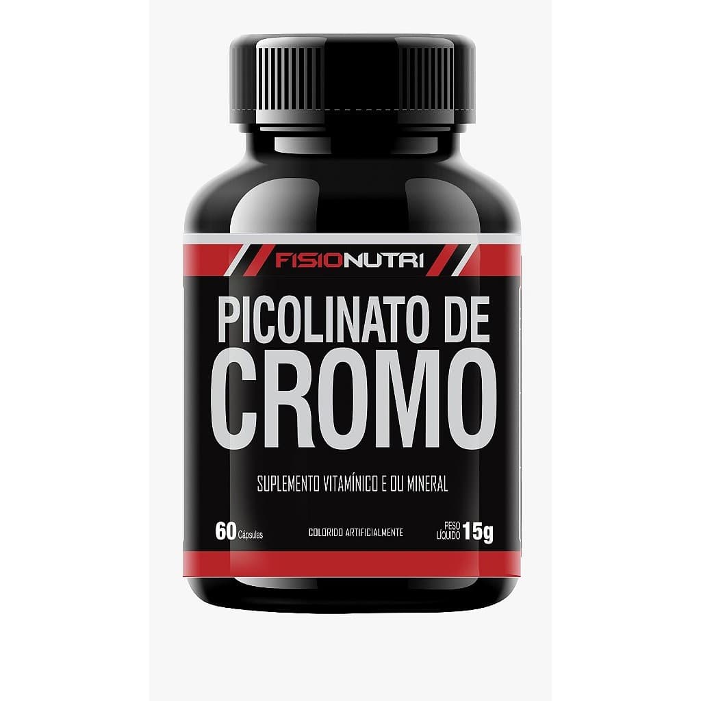 Picolinato de Cromo 250mg 60 caps Gelatinosa - Fisionutri