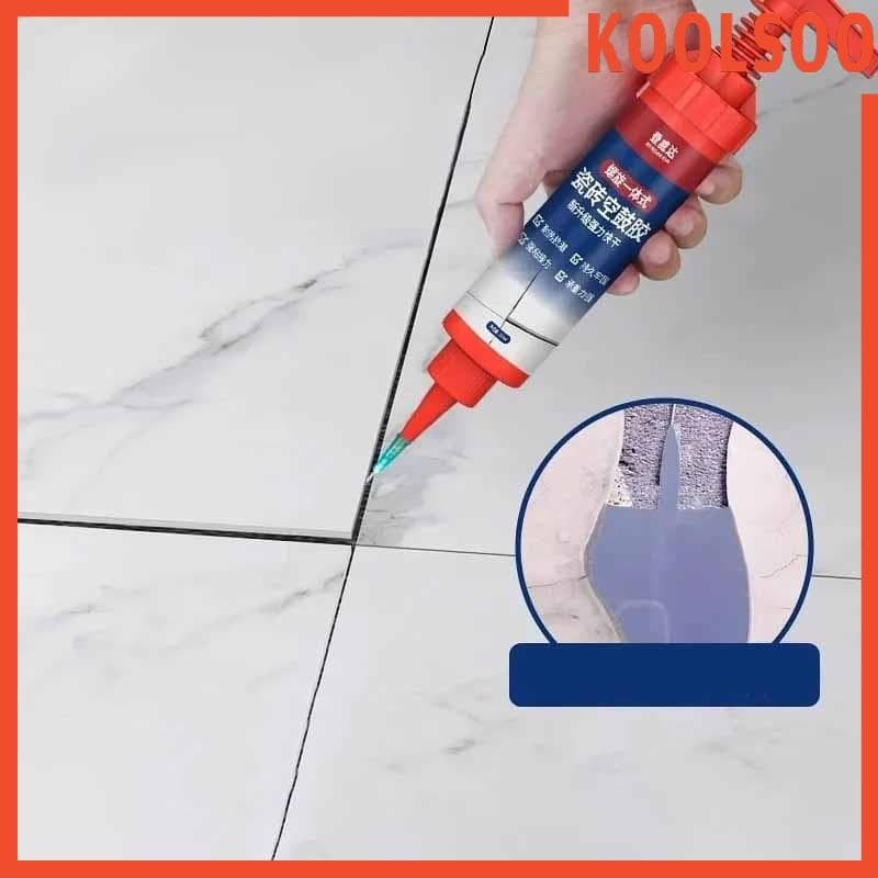 [Koolsoo] Adesivo De Reparo Oco De Azulejo Resistente Cola Traseira Cerâmico