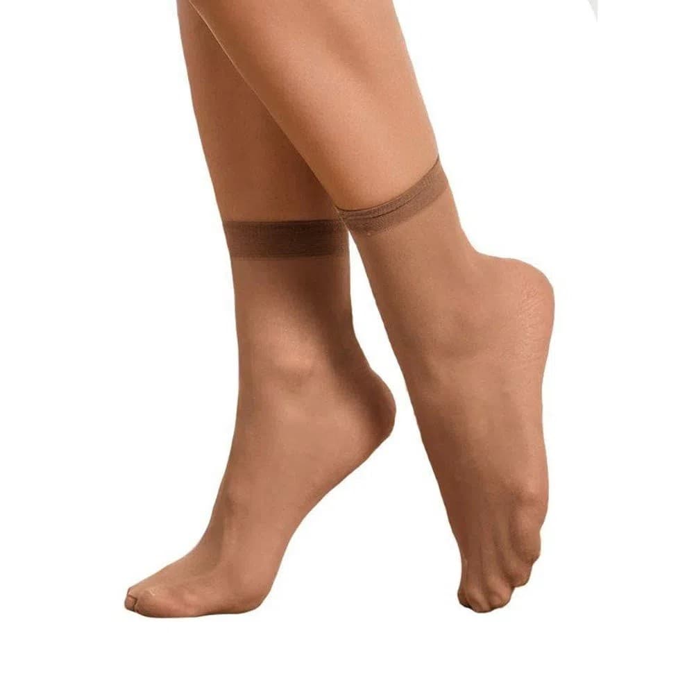 Meia Fina Soquete Social Feminina Fio 20 Trifil Transparente W06126