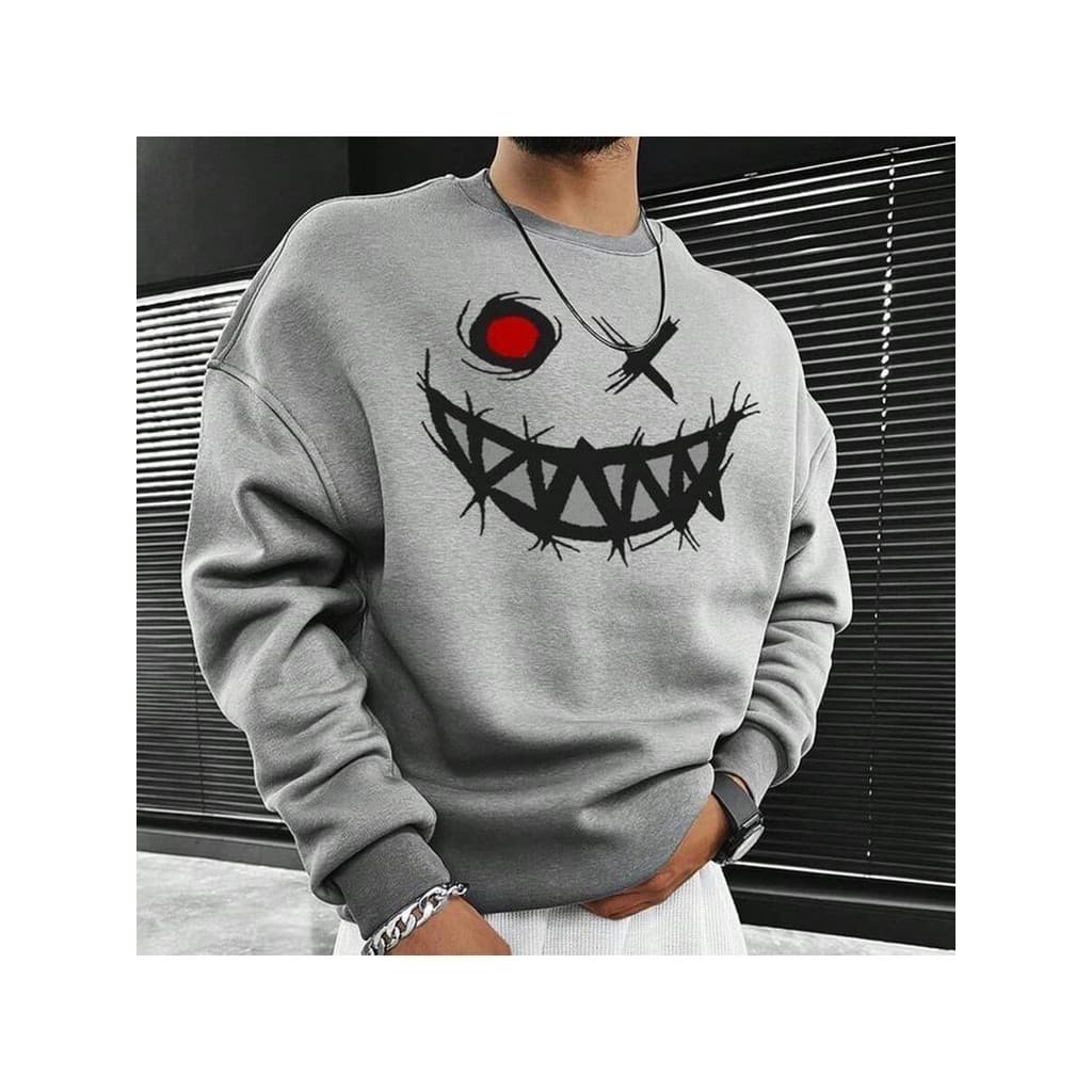 Moletom Masculino Gola Redonda EMOJIGRANDE Casual