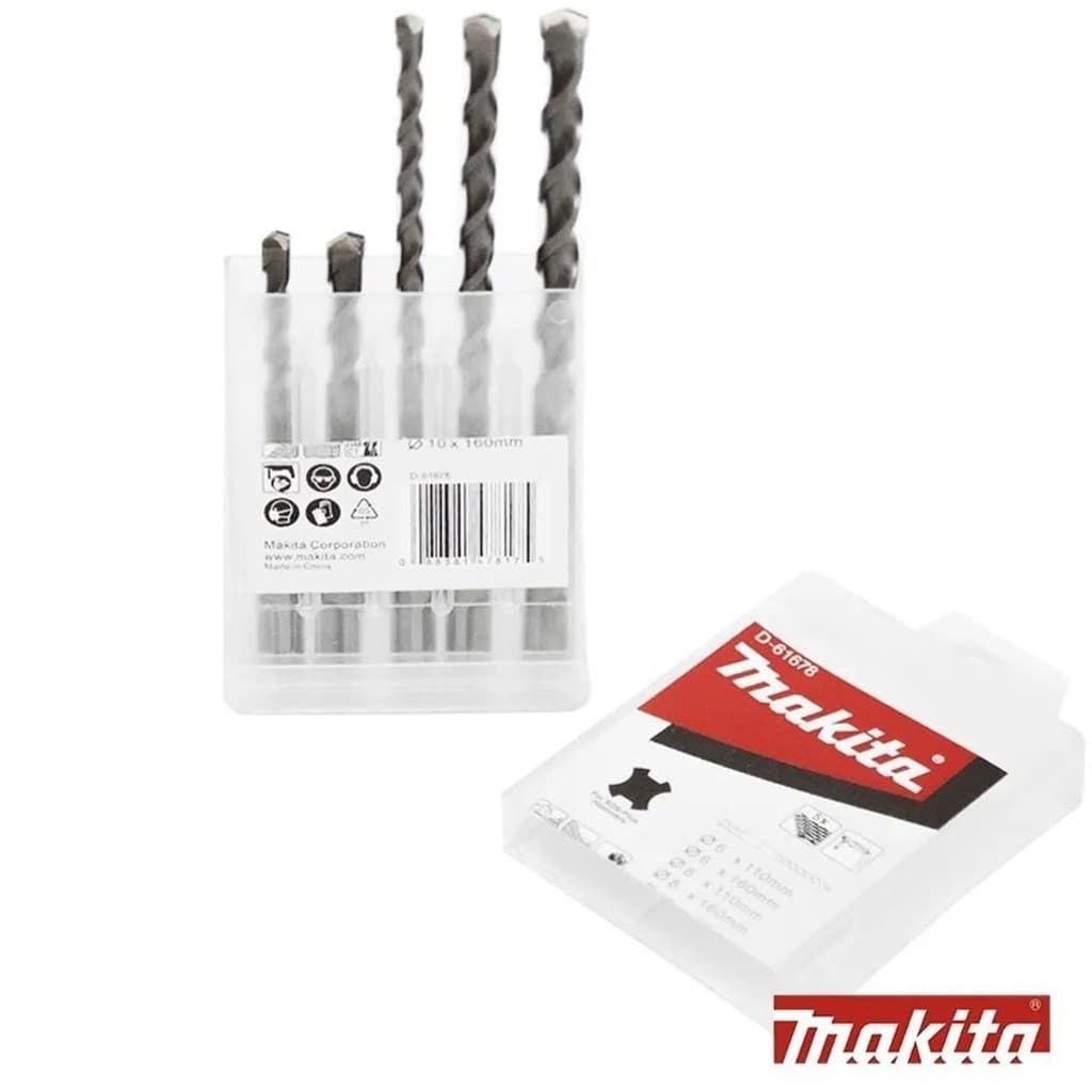 Jogo de Broca Videa SDS Plus 5pcs MAKITA D-61678