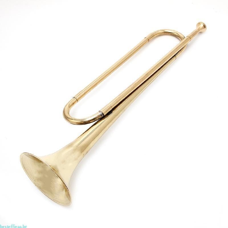 besteffie Retro Trompete Flat Bugle Faixa Escolar Cavalaria Iniciante Orquestra