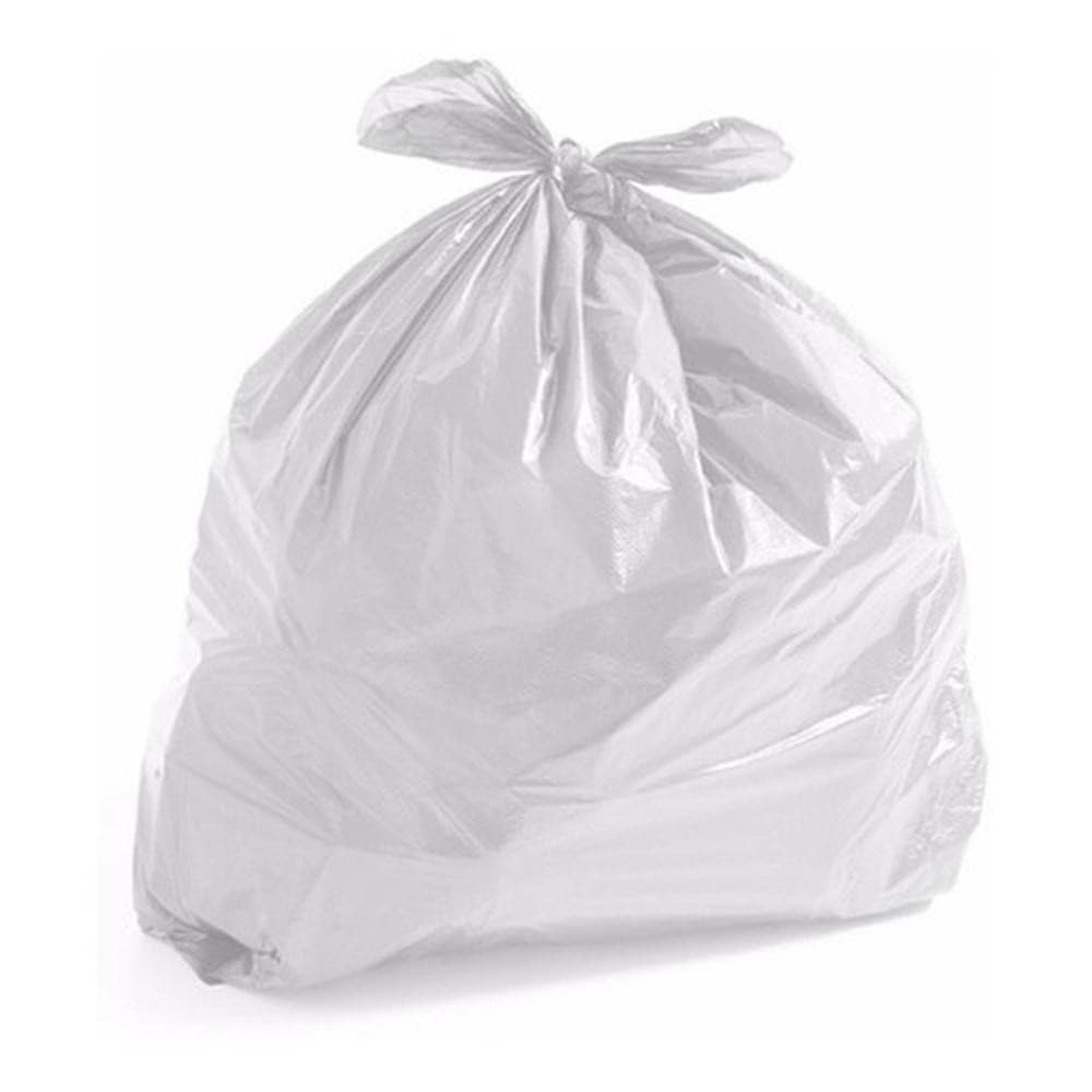 Saco De Lixo 40 Litros Branco Com 100 Unidades Resistente