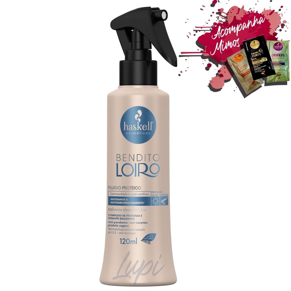 Fluido Proteico Haskell Bendito Loiro 120ml