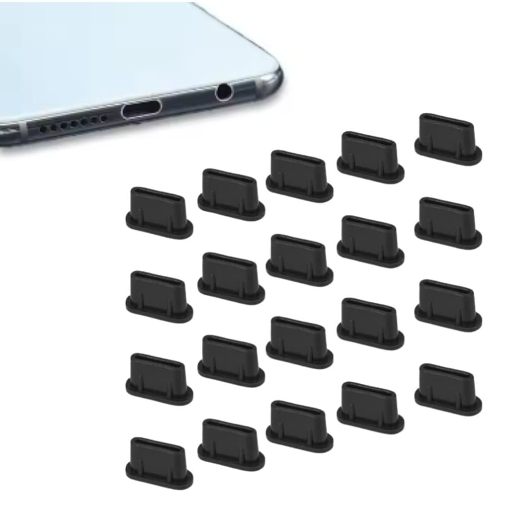 Plug de poeira para celular e notebook USB tipo C Silicone maior durabilidade
