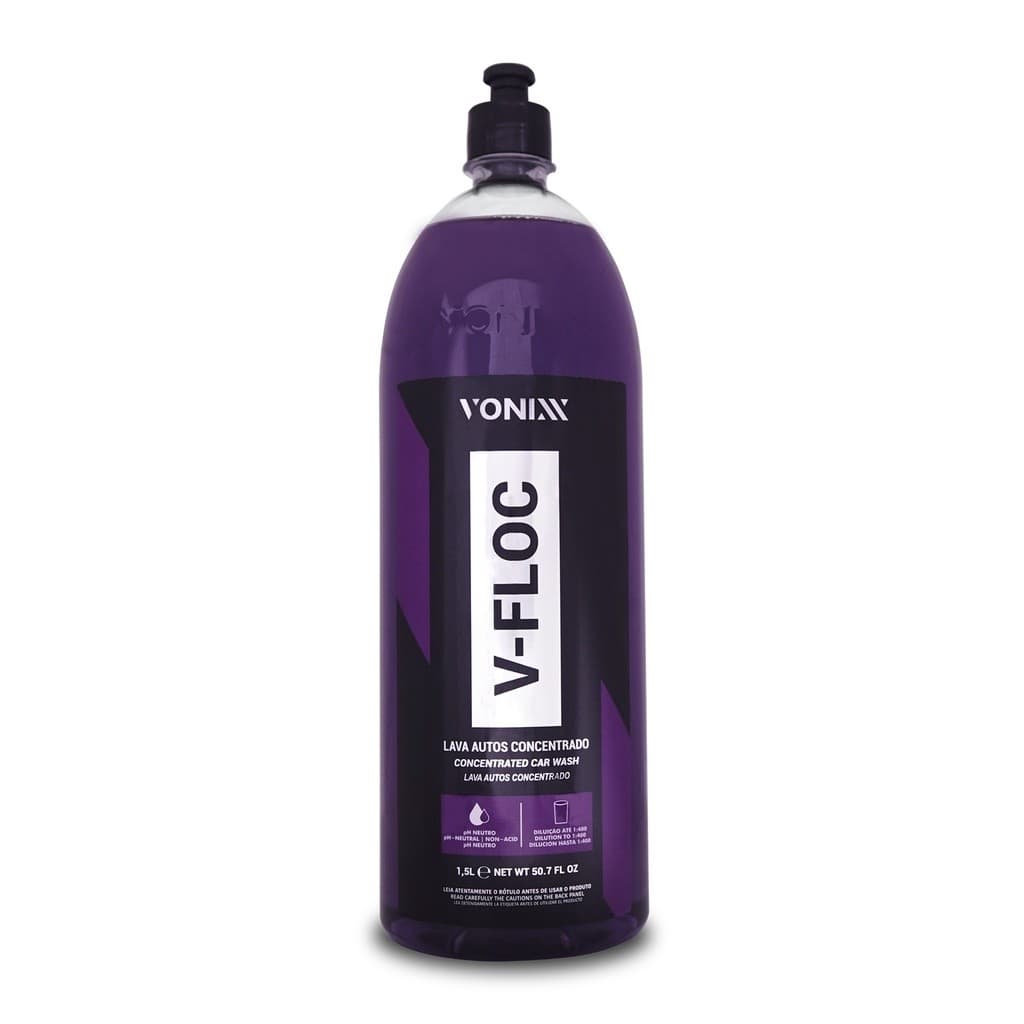 Shampoo Automotivo V Floc Vonixx  PH Neutro Concentrado 1,5l