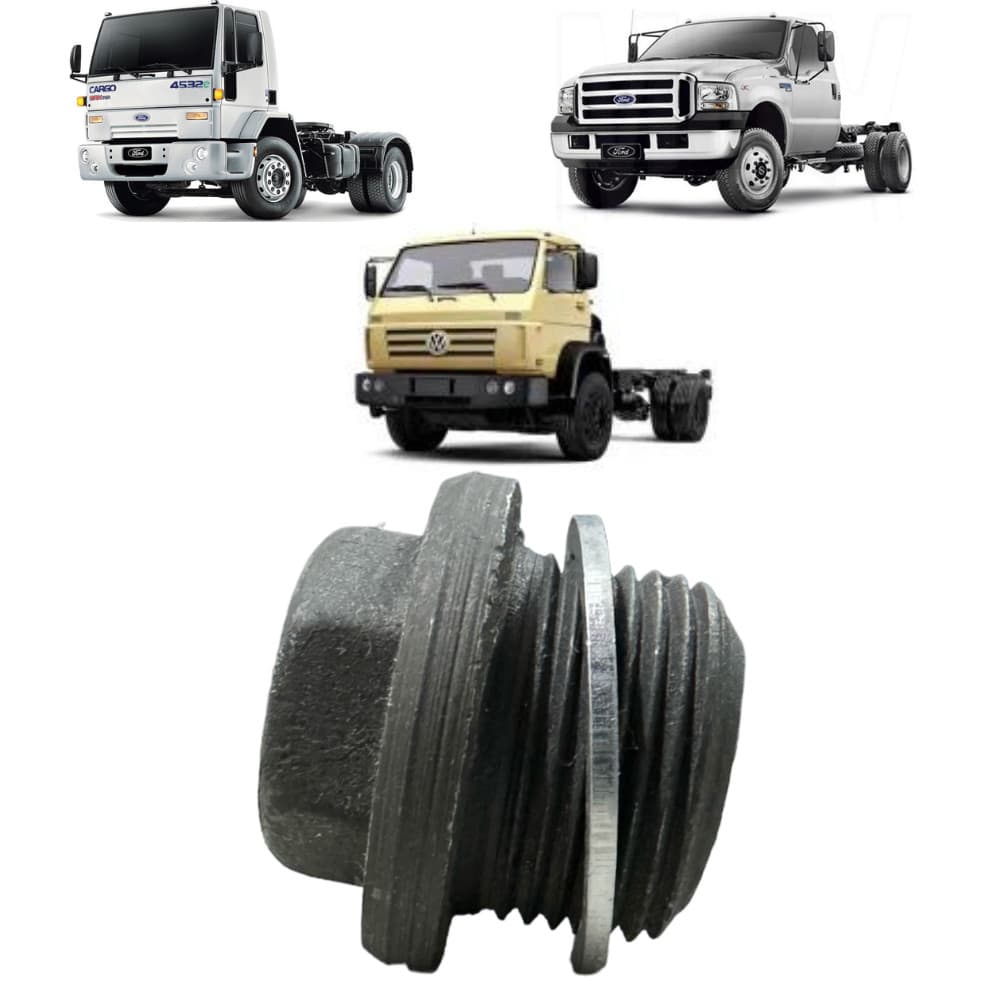 Bujão Do Cárter Cummins Sup. F250/F350/Cargo/Vw Série B 5.9L