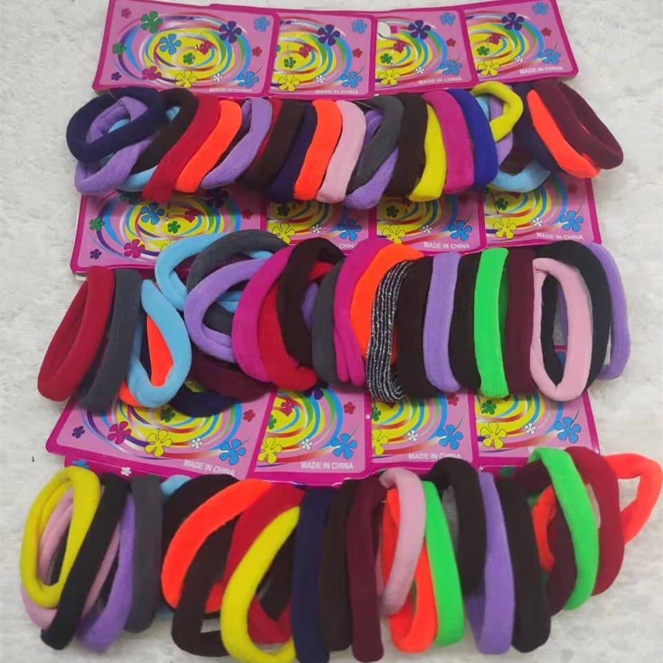 KiT 72 rabicó  Xuxinha Elásticos de Cabelo feminino   para cabelo a pronto entrega Atacado