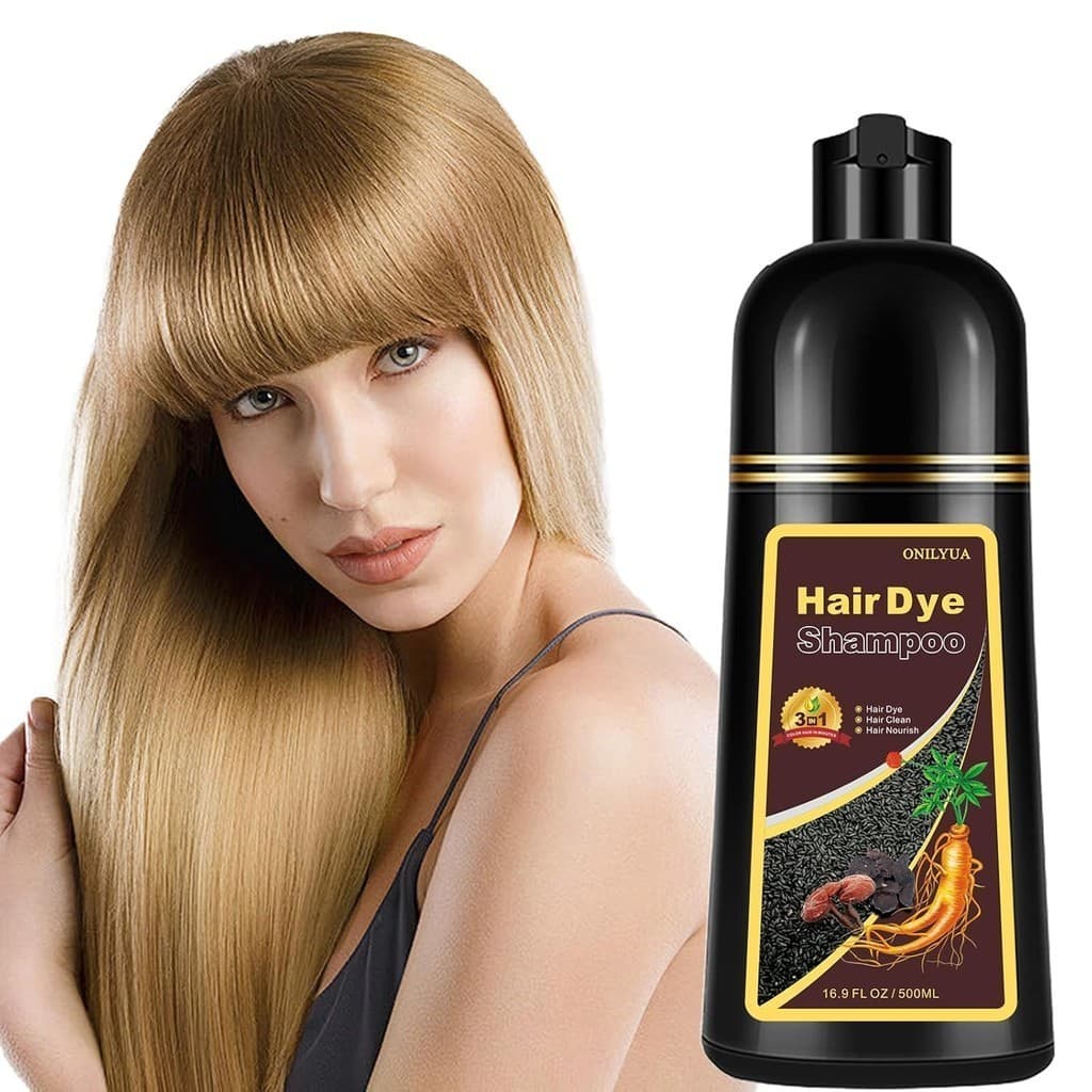 Este shampoo É Adequado Para Cabelos Grisalhos Escuros , Todos Os Tipos De Castanhos E Tinturas Pretas De Longa Duração