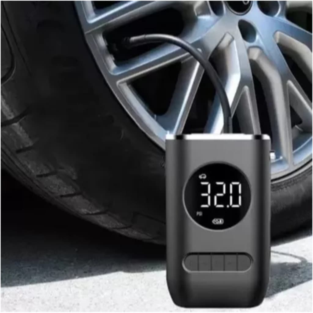 Carro Pneu Inflator Bomba De Ar Elétrica Mini Portátil Sem Fio Compressor Para Motocicleta Bicicleta-LEGAL