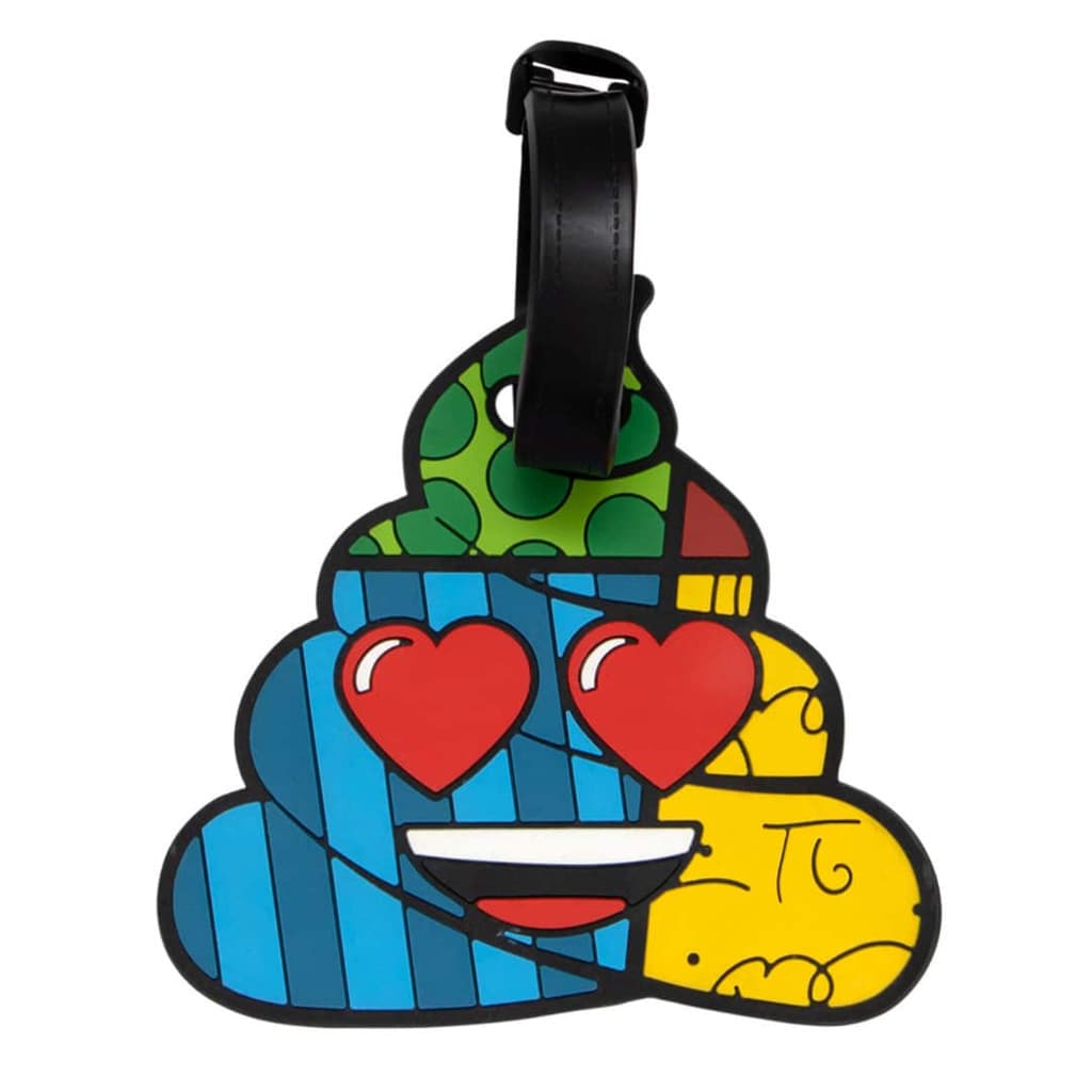 Tag Identificador de Bagagem para Malas de Viagem Emoji By Romero Brito Meleca