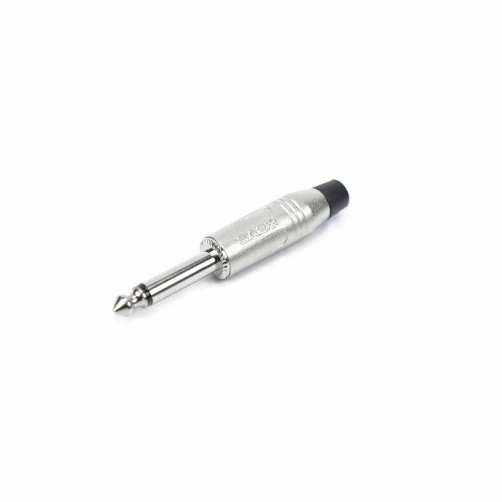 KIT 2 CONECTOR PLUG SANTO ANGELO P10 MONO NIQUELADO SA2X