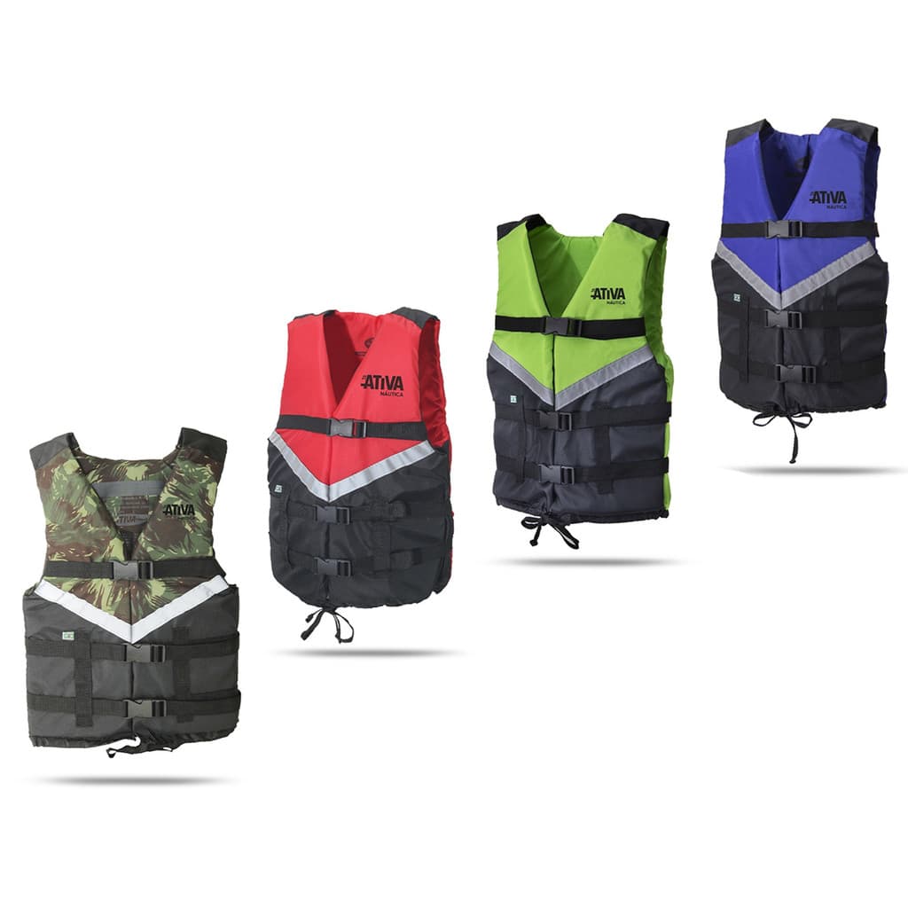 Colete Salva Vidas Ativa Canoa 2.0 (Até 80kg) - Ativa Náutica (Cores)
