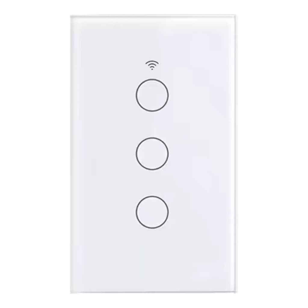Interruptor Inteligente Wifi Touch 3 Canais Para Automação casa inteligente