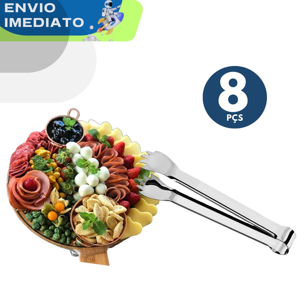 OFERTA 08UN Pegador de Carne Drinks Frutas Frios Gelo Massas Bar Restaurantes Multiuso 100% Aço Inox Premium Utensílios