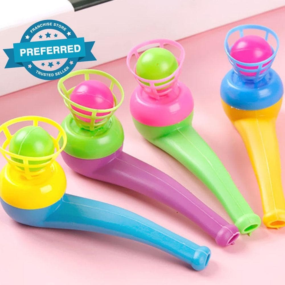 Plástico De Brinquedo De Sopro Mágico De Bola Flutuante Aleatória , Soprador Para Crianças E Bebês Criativo J5d9