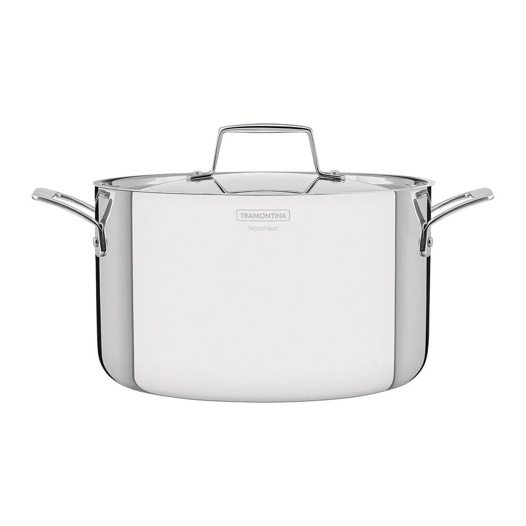 Caçarola Funda Grano 24 cm Tramontina Panela Aço Inox Triplo