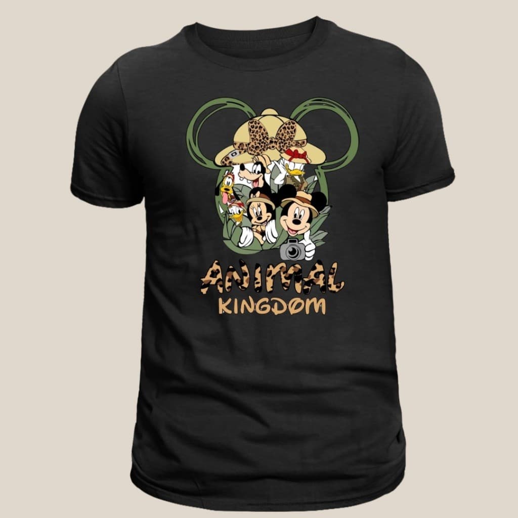 Camiseta Unissex Animal Kingdom Disney Viagem Família Infantil Adulto Plus Size