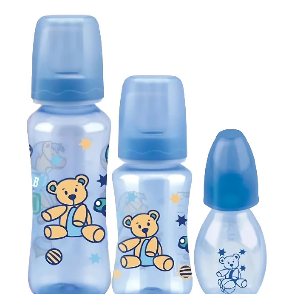 Kit Mamadeira Petita Bico de Silicone 240 ml 140 ml 60 ml