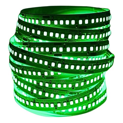Fita Led 3528 Verde 240 Leds/m 19w/m Ip20 5m 12v Alto Brilho