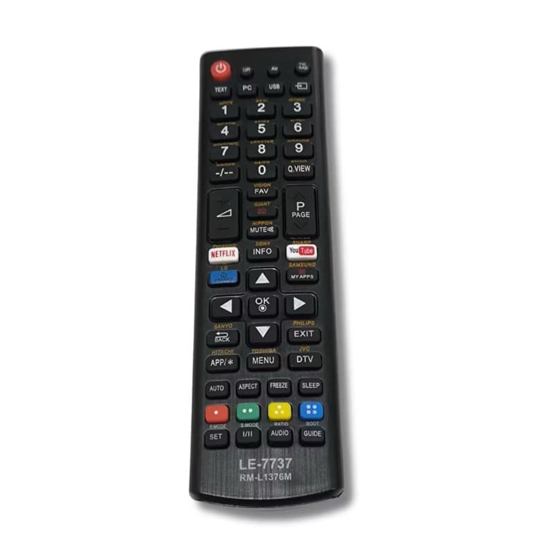 Controle Universal Para Tv Smart Tv Led E Lcd - Substituto Compatível Tg
