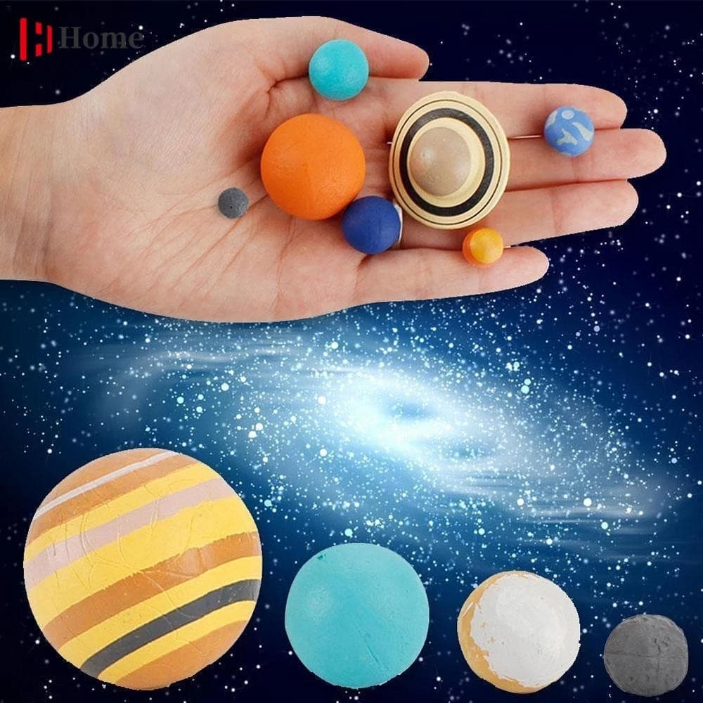 Simulação O Sistema Solar Universo Planetário Cósmico Figuras Do Modelo Materiais Didáticos SHOPSBC6334