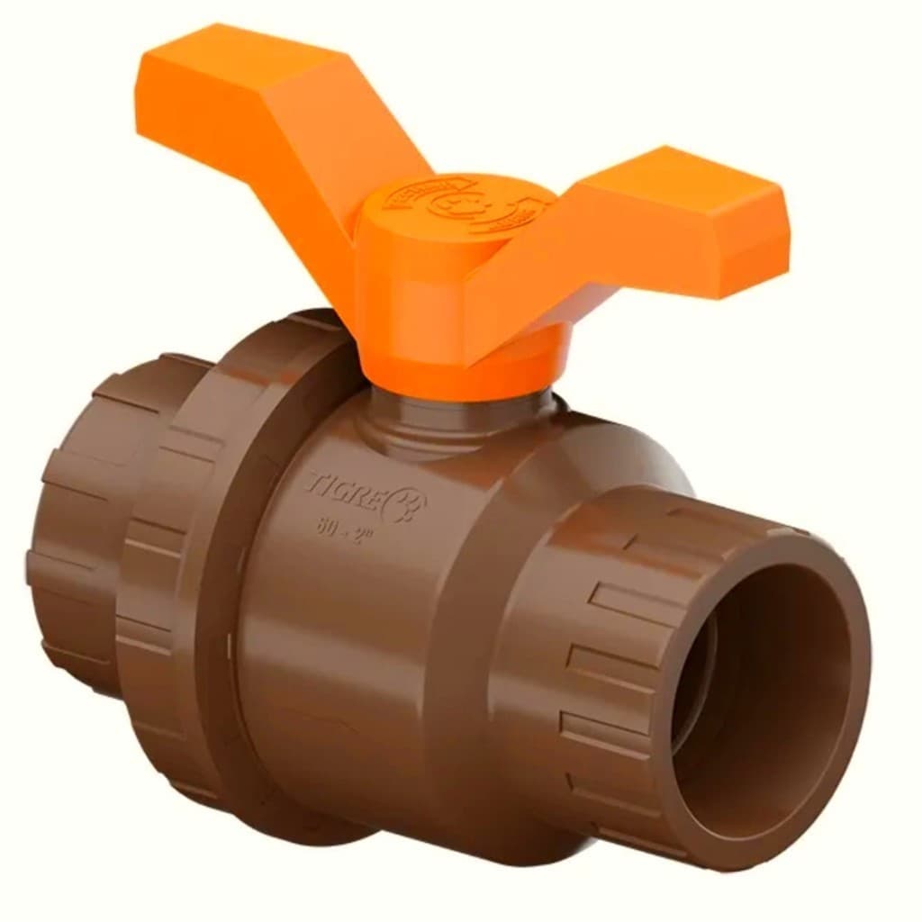 Registro Esfera Solda Dn 60mm Com União - Tigre