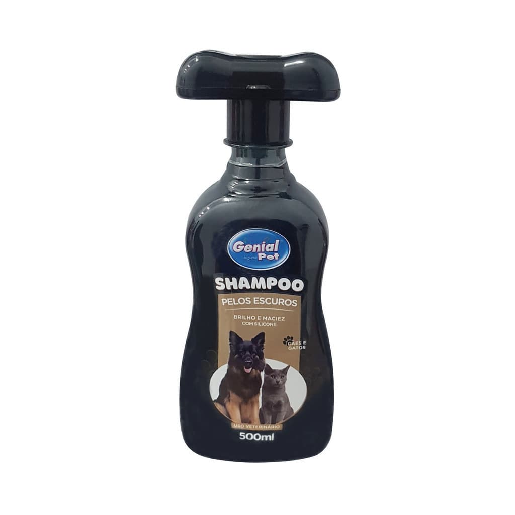 Shampoo pelos escuros Cães e Gatos Genial pet