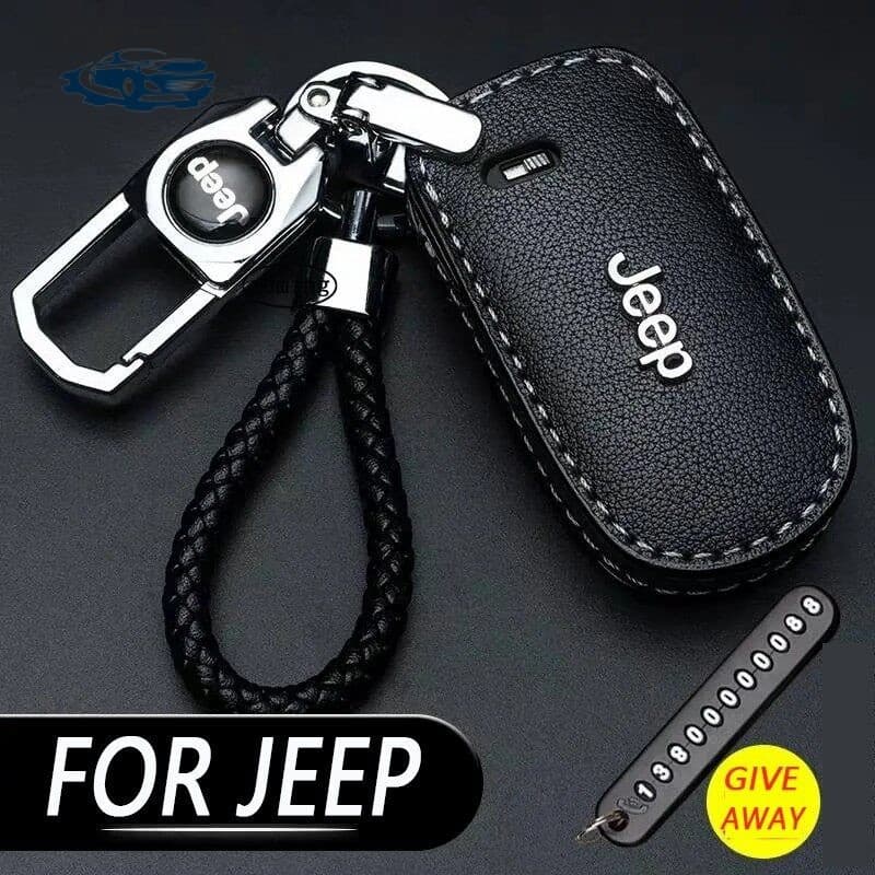 Jeep Para Couro Genu铆no Carro Chaveiro Jeep Carteira Logo Metal Alloy Creative 2024
